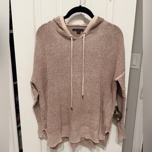 American Eagle Outfitters Dusty Pink Hooded Sweater